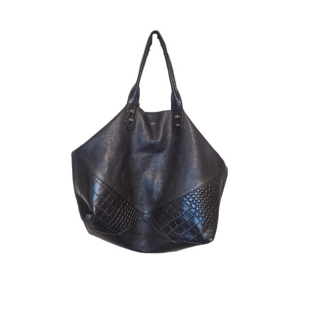 treesje large textured leather bag